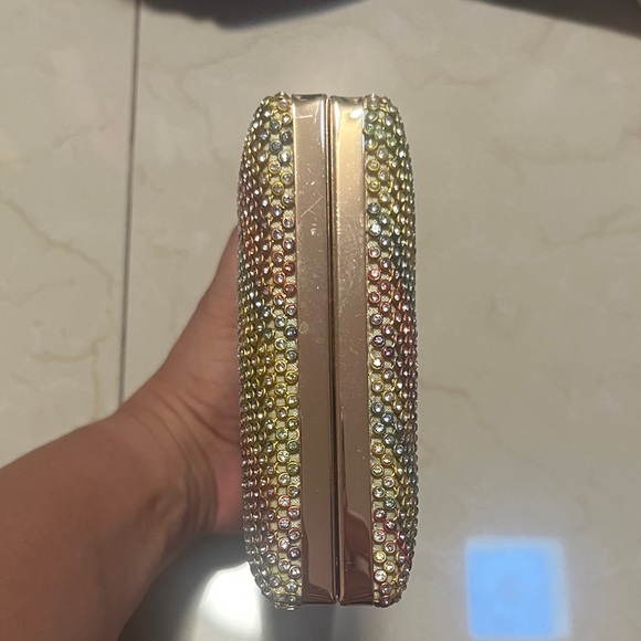 Multicolor Rhinestone Clutch - Picture 3 of 9